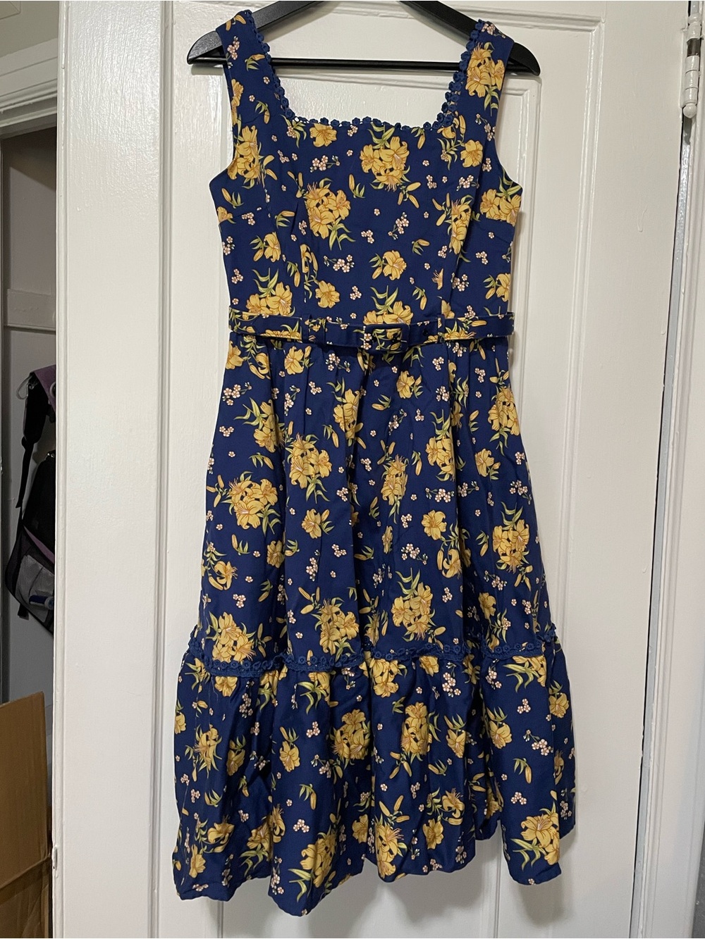 Collectif x Modcloth blue sun dress